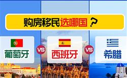 葡萄牙，西班牙与希腊购房移民项目优势比拼：哪个更好移民？
